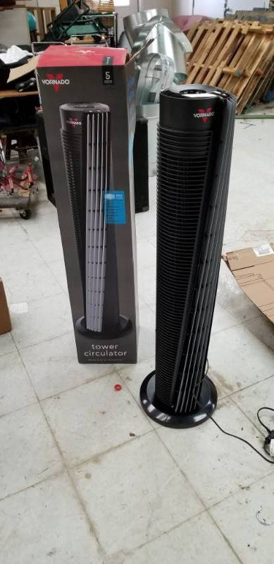 lot 6048 image: Vornado Tower Circuilator Fan Fully Functional