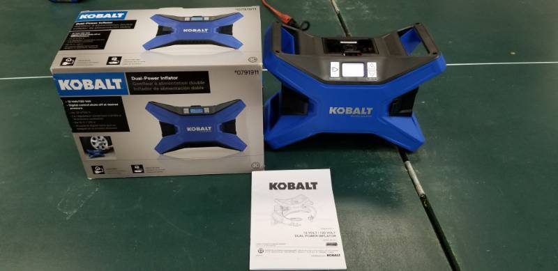 lot 6019 image: Kobalt Dual Power Inflator 12v - Fully Functional