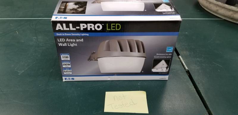 lot 6023 image: All-Pro LED Dusk to Dawn Security Light - Appears New, Not Tested