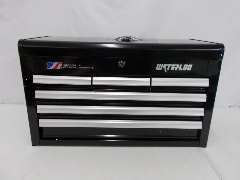 Waterloo Black 6 Drawer Tool Chest Tool Boxes Power Tools Tool