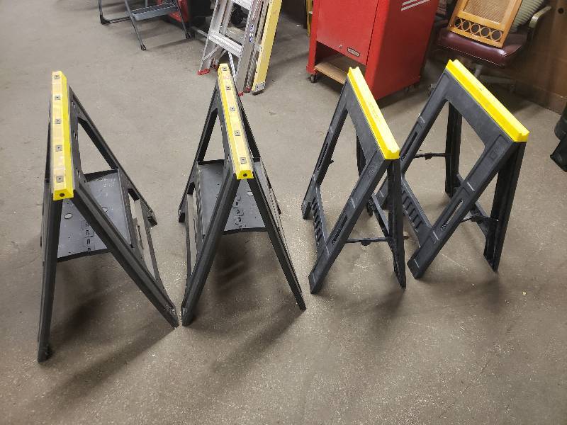 lot 10459 image: 2 Sets of Saw Horses