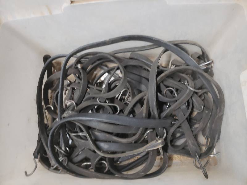lot 10529 image: Tote of Bungee Cords