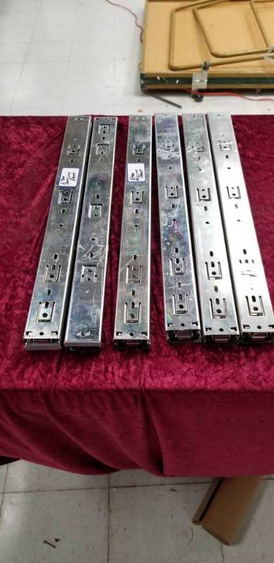 lot 2300 image: Lot of Drawer Rails