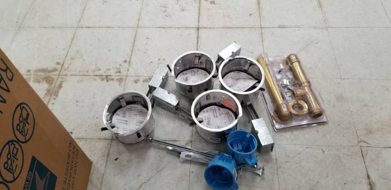 lot 2304 image: Lot of Lighting Canisters and more