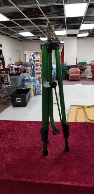 lot 2328 image: Orbit 5,000-sq ft Impulse Tripod Lawn Sprinkler