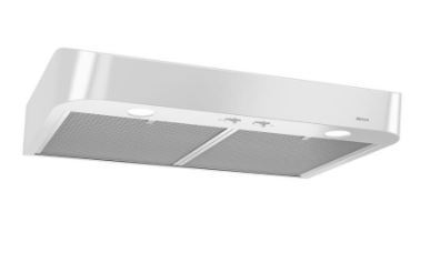 lot 2246 image: Broan 30-in Convertible White Undercabinet Range Hood Open Box Not Tested