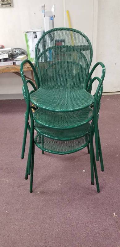 lot 2204 image: Lot of Outdoor Chairs