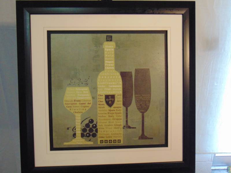 lot 14311 image: Modern Wine Print