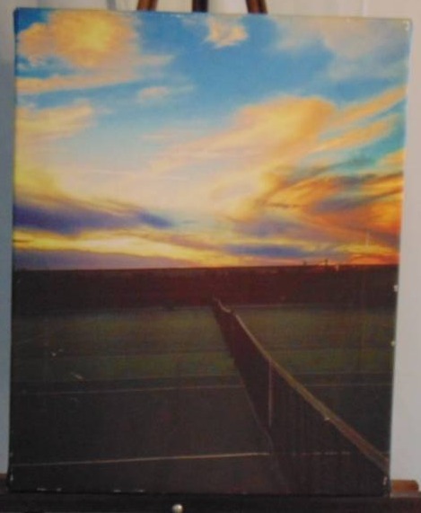 lot 14331 image: Canvas Landscape Photo