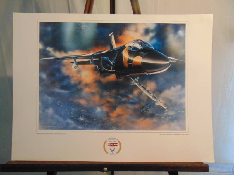 lot 14340 image: The Grand Finale by Daniel Hartmann Part of the Airforce Art Collection