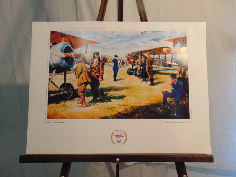 lot 14344 image: 42 Kay by Konrad F. Hack Part of the Airforce Art Collection