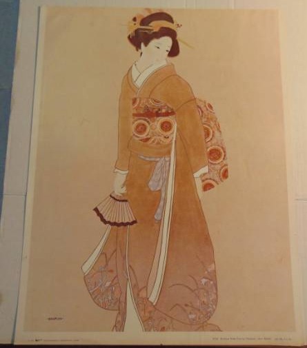 lot 14363 image: Chaplan #718 Woman with Fan