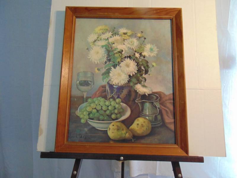 lot 14367 image: Henk Bos Oil Paniting