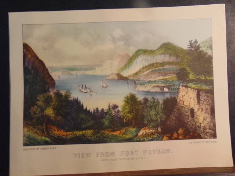 lot 14381 image: View From Fort Putnam Published by Currier and Ives