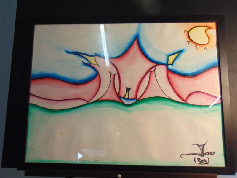 lot 14401 image: Original Piece called Jesis By (Cory)