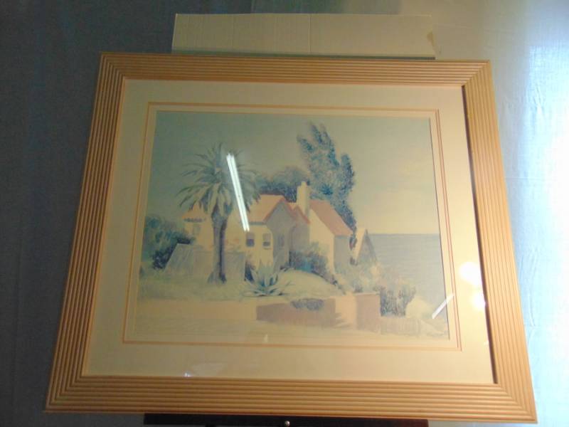 lot 14403 image: Bernard Buffett Art work Professionally framed