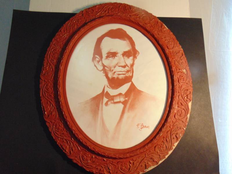 lot 14406 image: Antique Abraham Lincoln by F. Bam