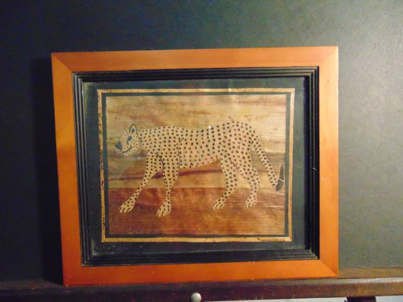 lot 14428 image: Professionally Framed Textile Art
