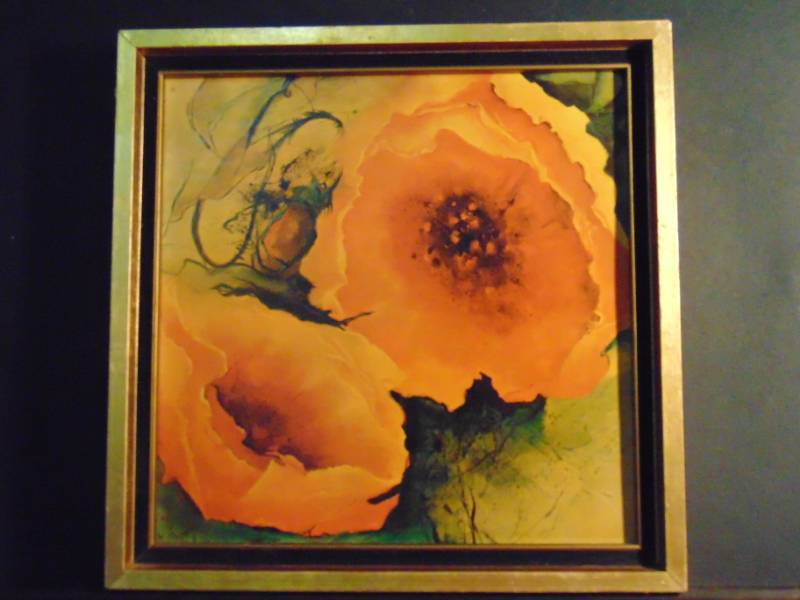 lot 14430 image: Professionally Framed  Painting