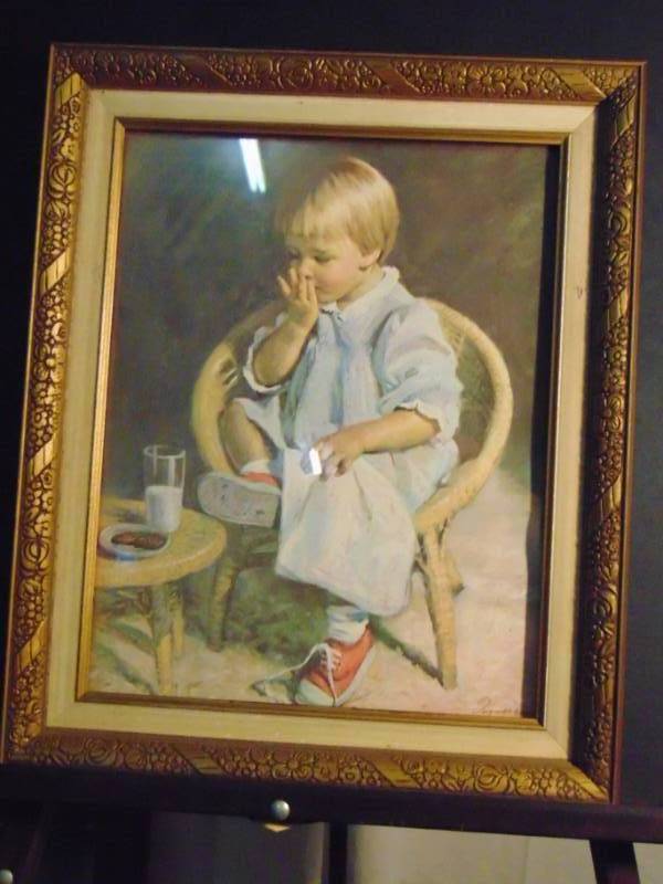 lot 14432 image: Milk and Cookies By Doug Wersen