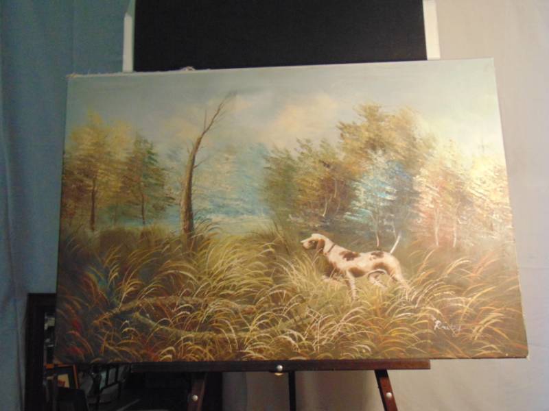 lot 14433 image: Bird Dog Hunt by Rowley
