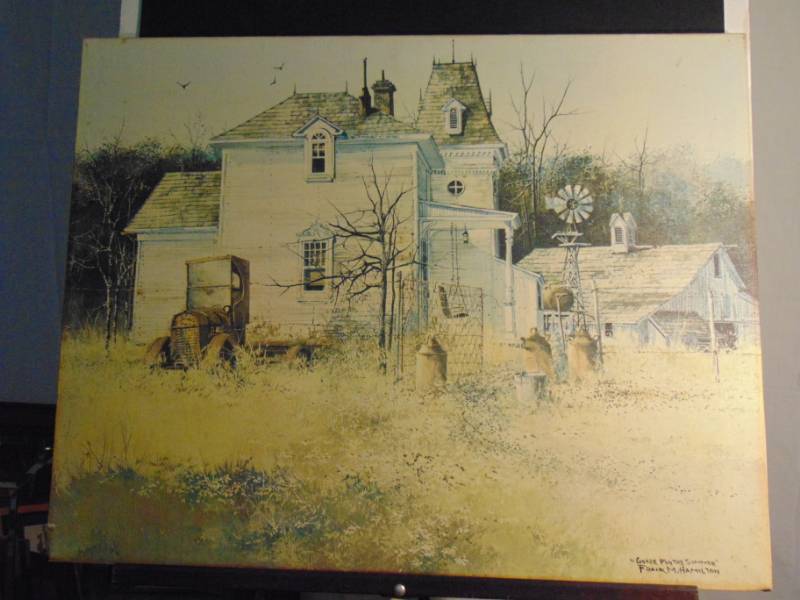 lot 14434 image: Gone For The Summer by Frank Moss Hamilton