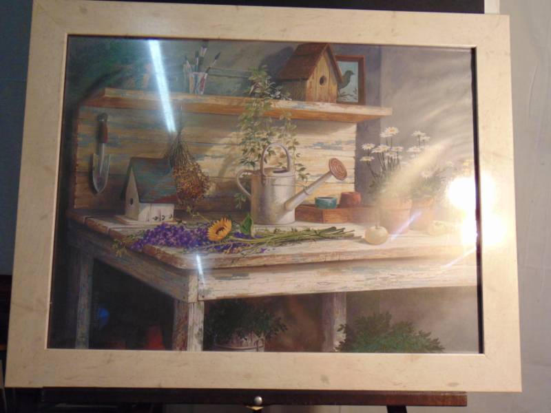 lot 14435 image: Framed Simple Pleasures by Michael Humphries