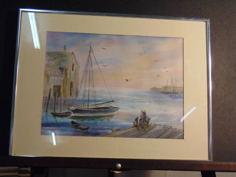 lot 14444 image: Ocean By Rosemary Lowry