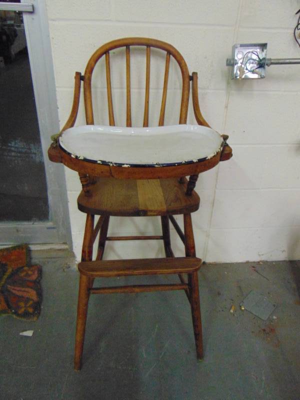 lot 10016 image: Antique High Chair