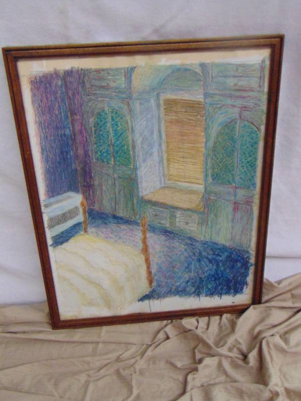 lot 14631 image: Amazing Painting Framed