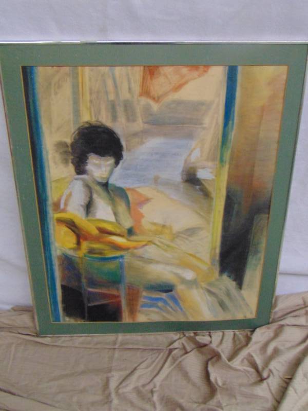 lot 14632 image: Amazing Painting Framed
