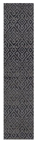 lot 10 image: Waller Pavers BlackGray Area Rug 23x119 R11