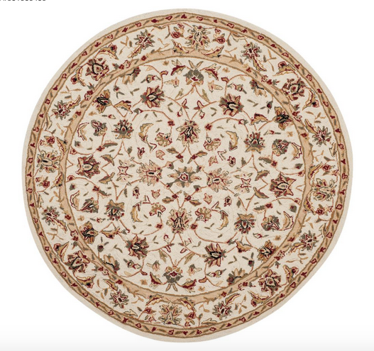 lot 20 image: Chelsea Ivory Area Rug 3 Round R23