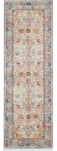 lot 30 image: Lonerock AquaYellow Area Rug 22x6 R36