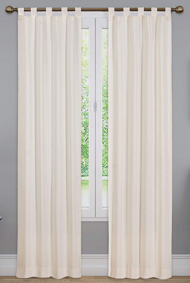 lot 45 image: Montana Beige Curtain Panels 60x95