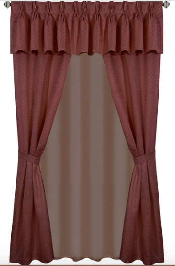 lot 47 image: Claire Six Piece Window Set 55x84