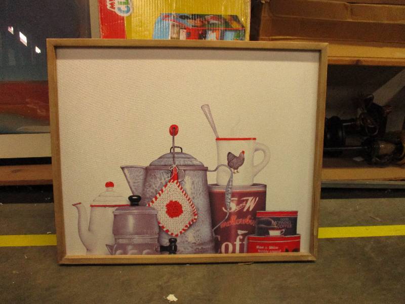 lot 213 image: Kitchen Theme Wood Wall Decor