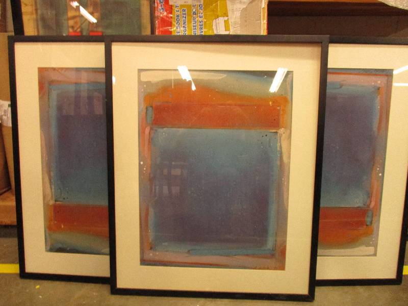 lot 214 image: Lot of Three Abstract Prints