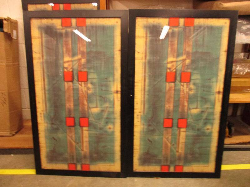 lot 215 image: Pair of Abstract Prints
