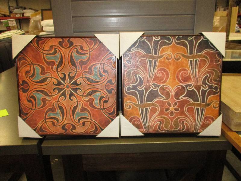 lot 223 image: Pair of Small Abstract Graphic Prints