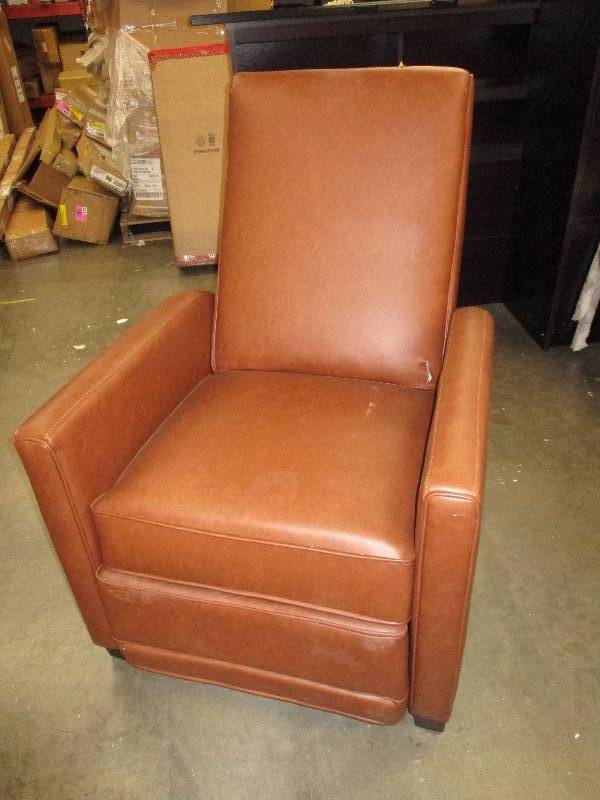 lot 242 image: Comfy Reclining Chair - Has small cut