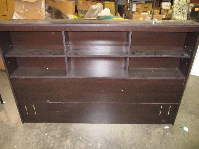 lot 245 image: Bookcase Headboard - FullQueen