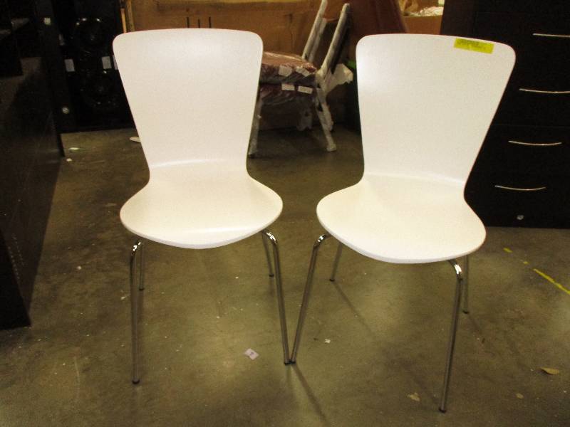 lot 251 image: Pair of Bentwood Solid Wood Dining Chairs