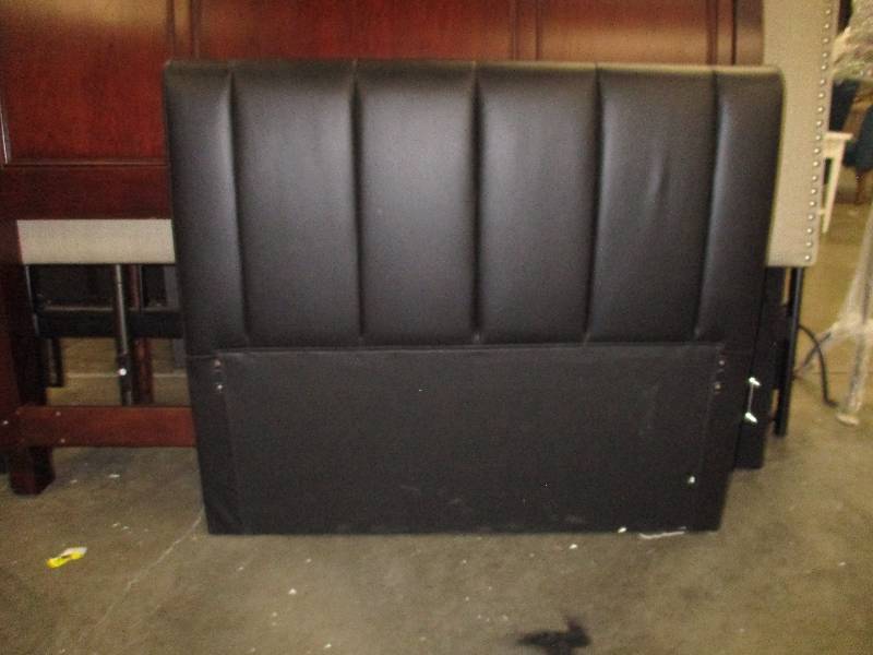 lot 254 image: Black Twin Headboard