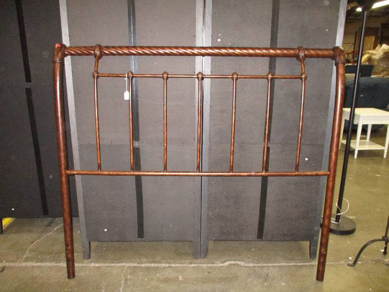 lot 257 image: Queen Size Metal Headboard