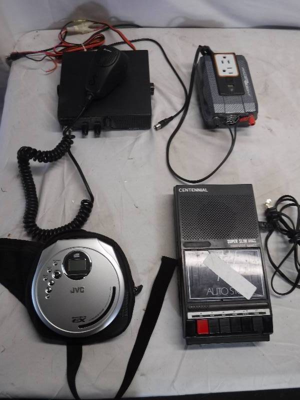 lot 12179 image: CB type radio, tape recorder and more