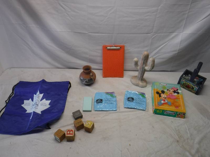 lot 12164 image: Misc items includes a puzzle and other items