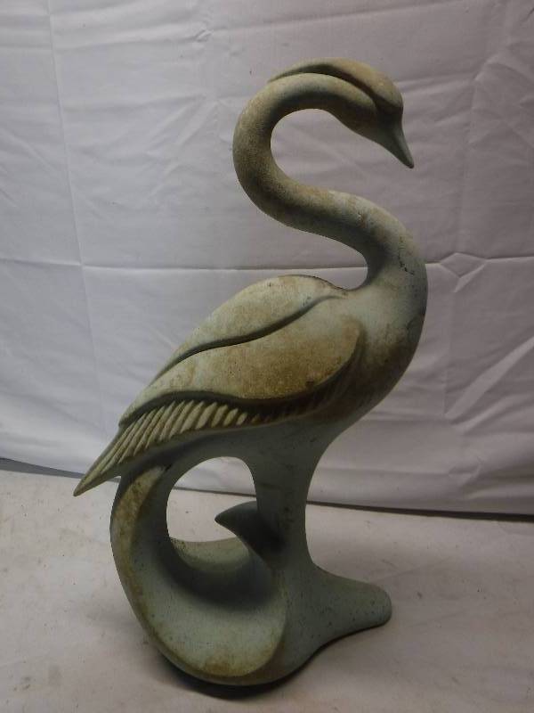 lot 12217 image: Crane statue