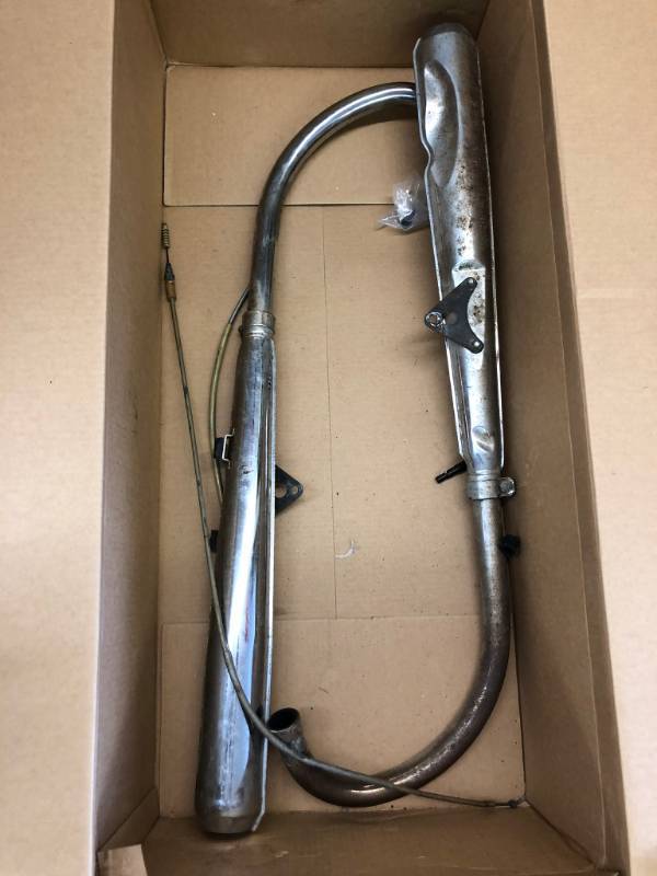 lot 1359 image: 1972 CB350 Exhaust and Cables