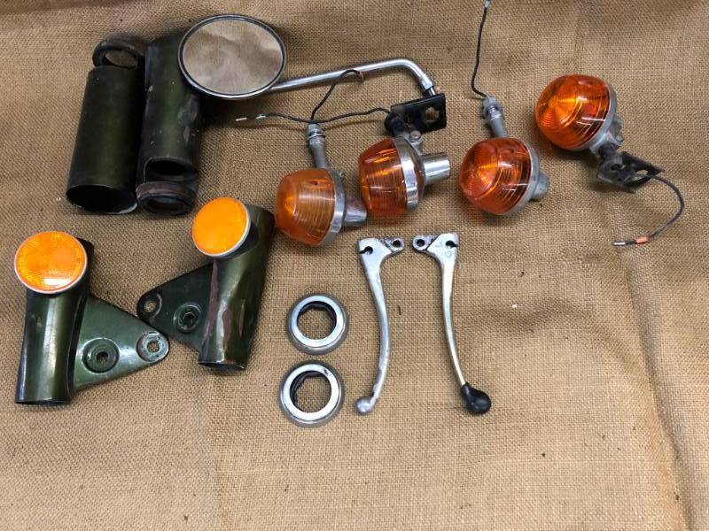 lot 1361 image: Assortment of 1972 CB350 Parts